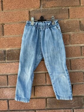 Mini Boden Light Blue Elastic Waist Jeans Size 4